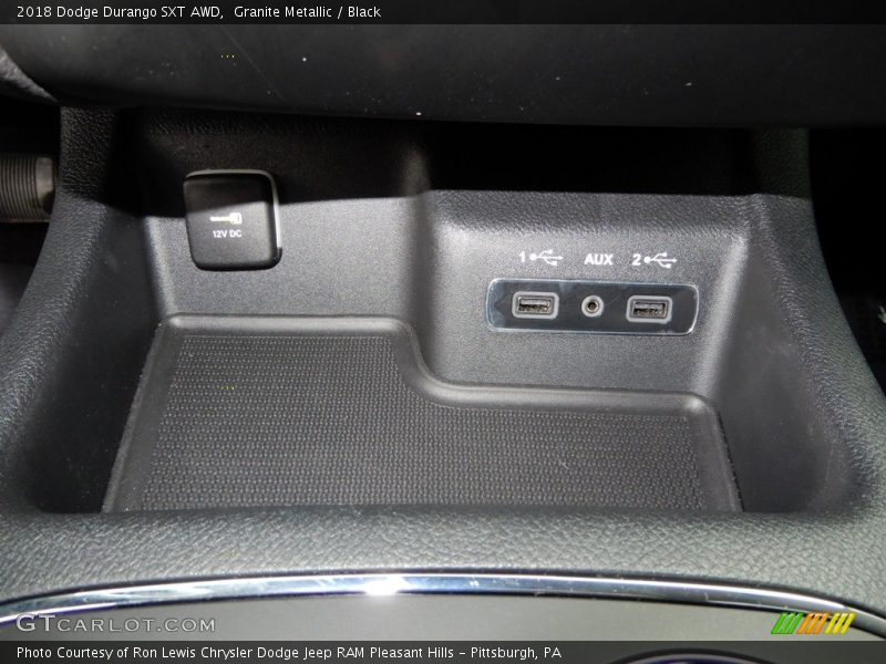 Granite Metallic / Black 2018 Dodge Durango SXT AWD