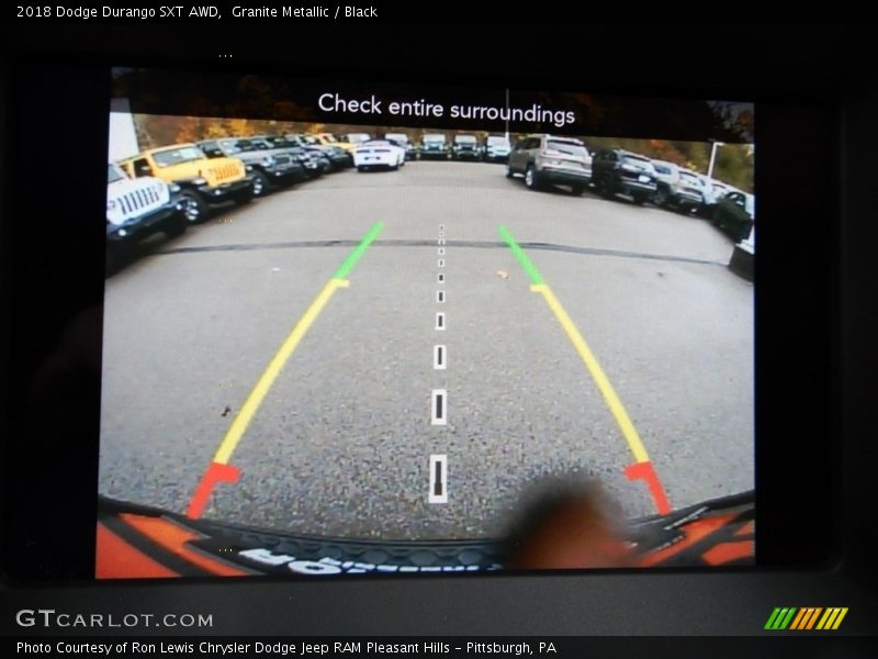 Granite Metallic / Black 2018 Dodge Durango SXT AWD