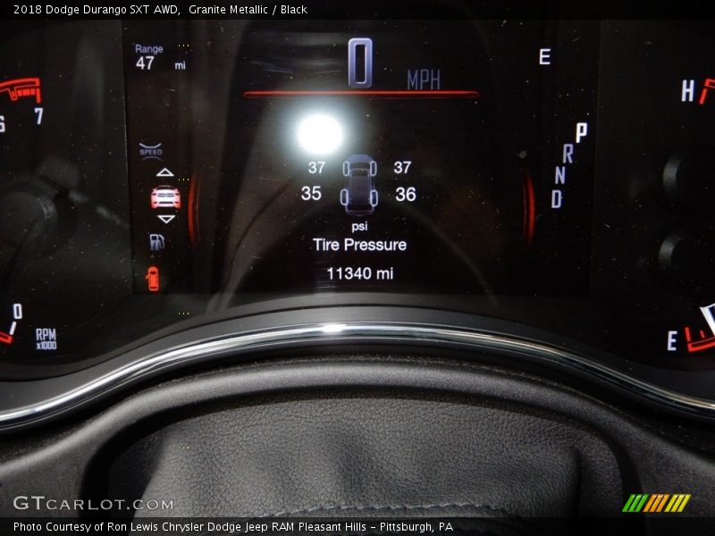 Granite Metallic / Black 2018 Dodge Durango SXT AWD