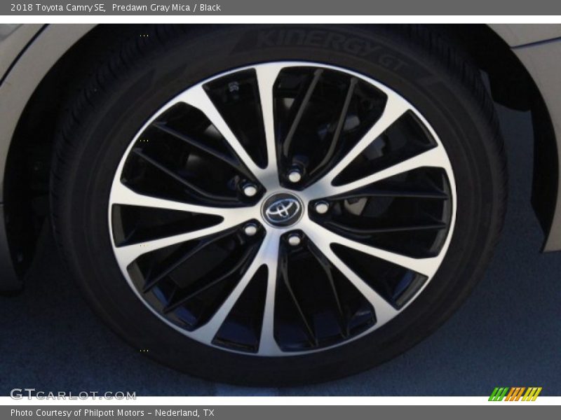 Predawn Gray Mica / Black 2018 Toyota Camry SE
