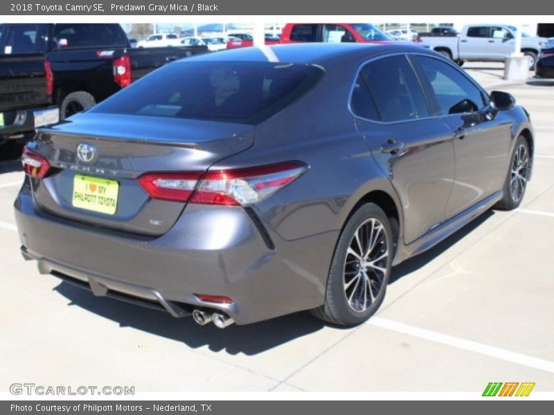 Predawn Gray Mica / Black 2018 Toyota Camry SE