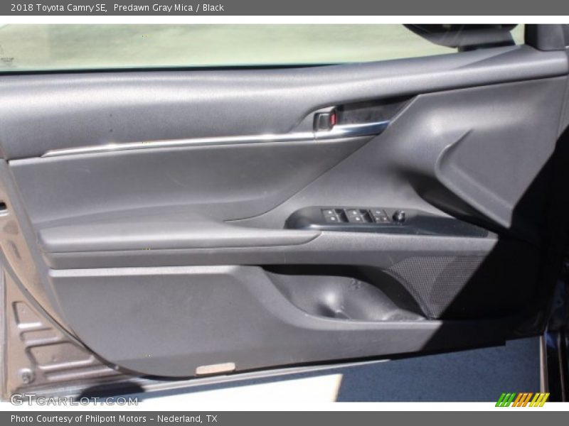 Predawn Gray Mica / Black 2018 Toyota Camry SE