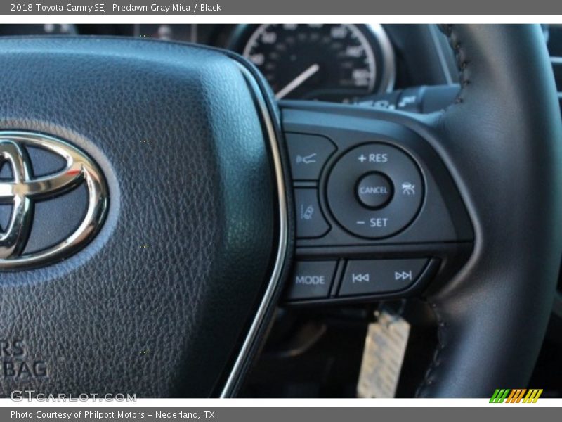Predawn Gray Mica / Black 2018 Toyota Camry SE