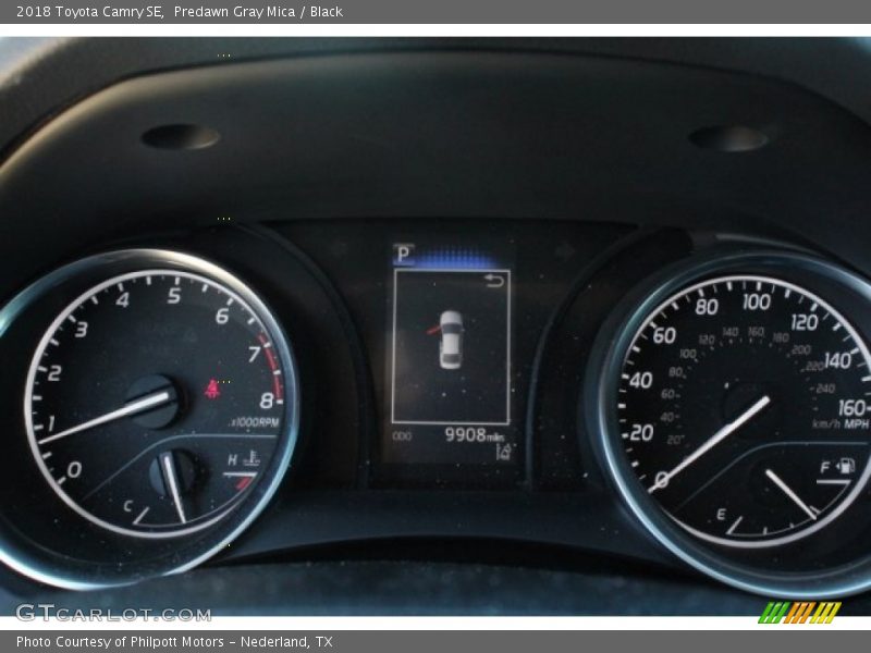 Predawn Gray Mica / Black 2018 Toyota Camry SE