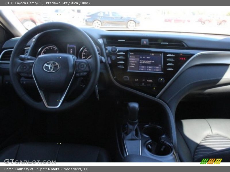 Predawn Gray Mica / Black 2018 Toyota Camry SE
