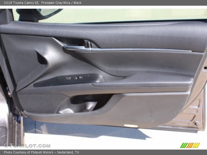 Predawn Gray Mica / Black 2018 Toyota Camry SE