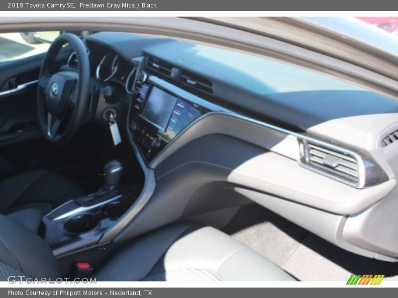 Predawn Gray Mica / Black 2018 Toyota Camry SE