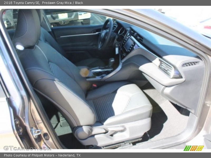 Predawn Gray Mica / Black 2018 Toyota Camry SE