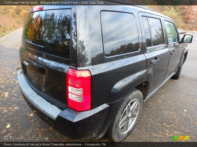 Brilliant Black Crystal Pearl / Dark Slate Gray 2008 Jeep Patriot Sport