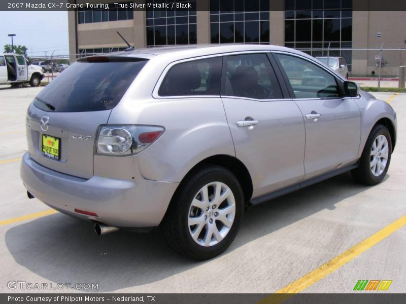 True Silver Metallic / Black 2007 Mazda CX-7 Grand Touring