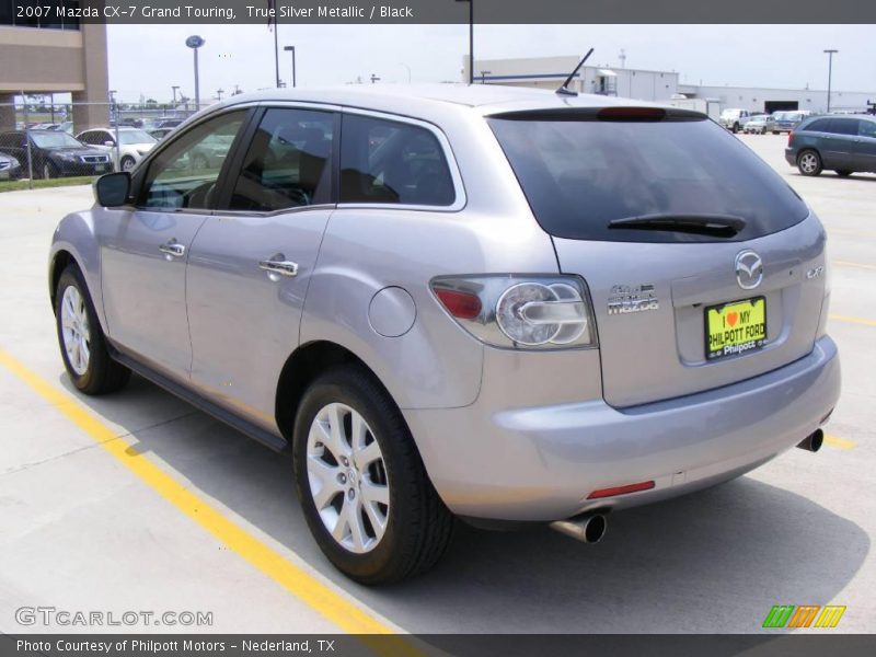 True Silver Metallic / Black 2007 Mazda CX-7 Grand Touring