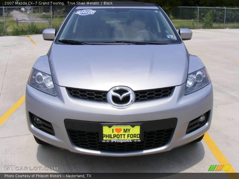 True Silver Metallic / Black 2007 Mazda CX-7 Grand Touring