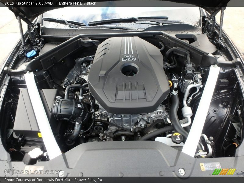  2019 Stinger 2.0L AWD Engine - 2.0 Liter GDI Turbocharged DOHC 16-Valve CVVT 4 Cylinder