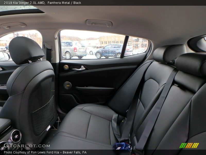 Rear Seat of 2019 Stinger 2.0L AWD