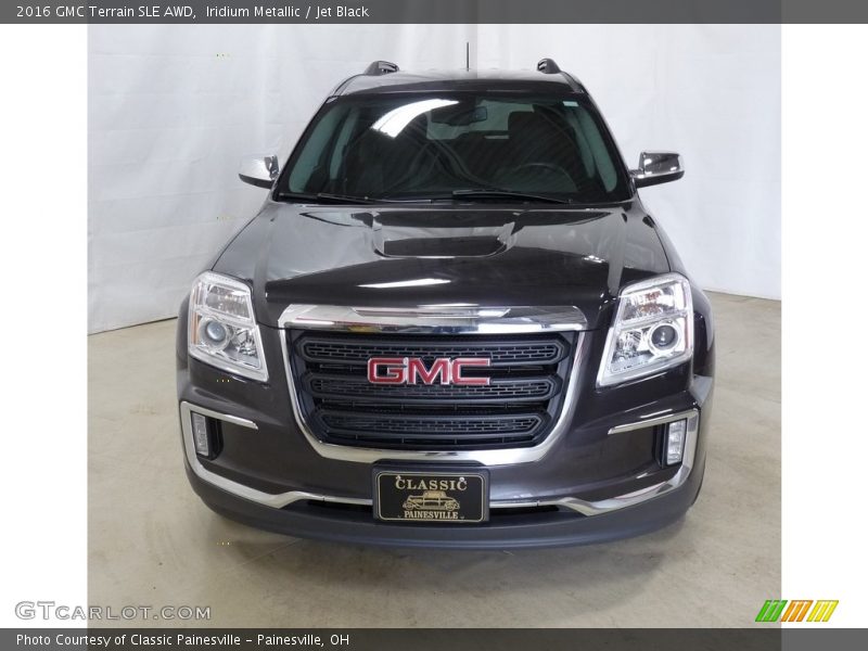Iridium Metallic / Jet Black 2016 GMC Terrain SLE AWD
