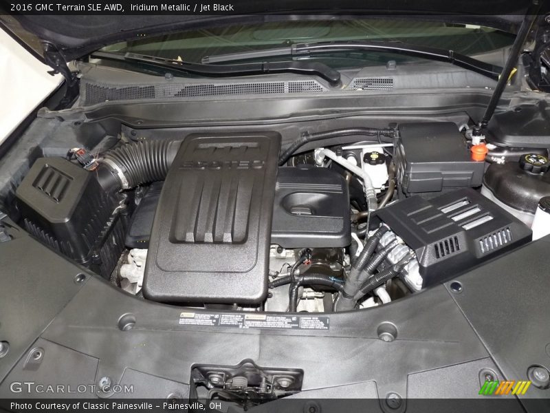 Iridium Metallic / Jet Black 2016 GMC Terrain SLE AWD