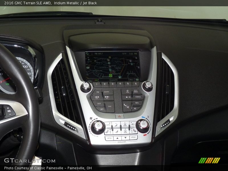 Iridium Metallic / Jet Black 2016 GMC Terrain SLE AWD