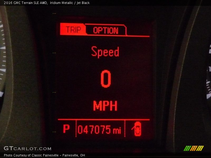 Iridium Metallic / Jet Black 2016 GMC Terrain SLE AWD