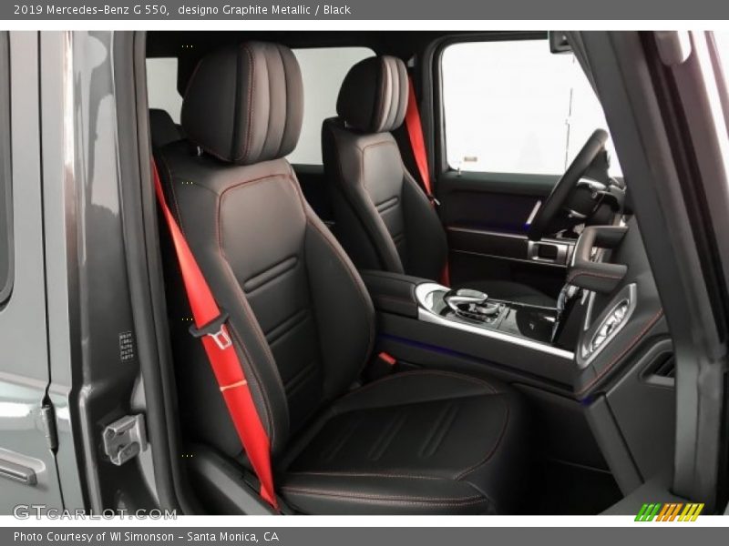 Front Seat of 2019 G 550
