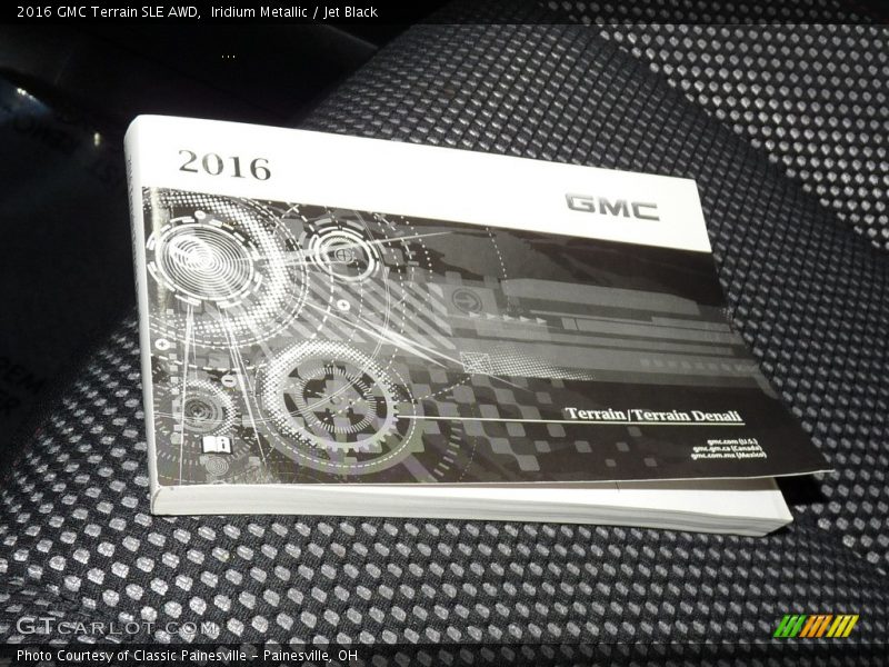 Iridium Metallic / Jet Black 2016 GMC Terrain SLE AWD