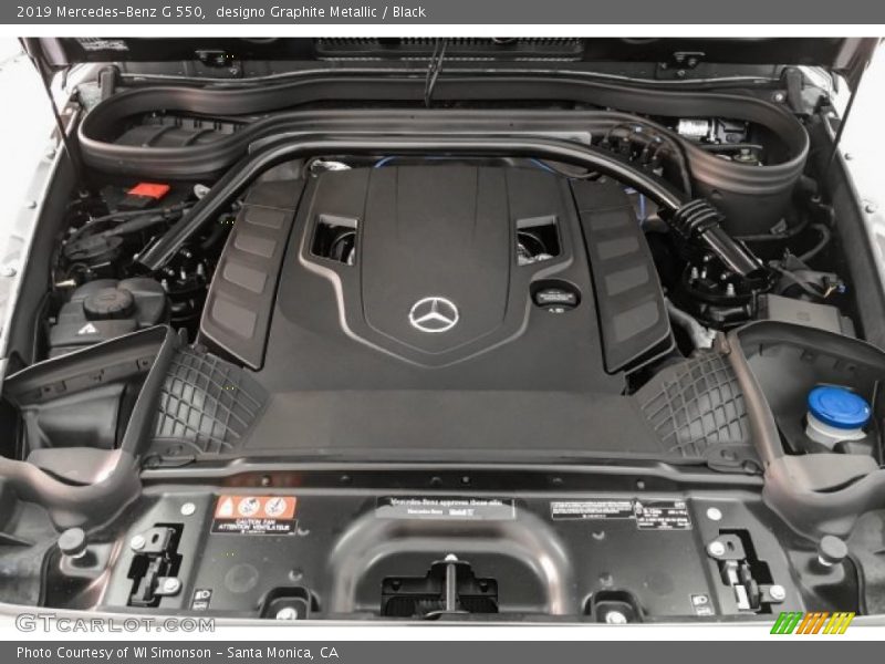  2019 G 550 Engine - 4.0 Liter biturbo DOHC 32-Valve VVT V8