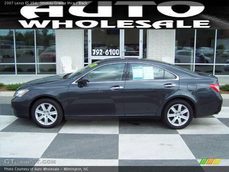 Smokey Granite Mica / Black 2007 Lexus ES 350