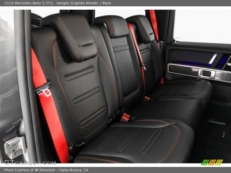 Rear Seat of 2019 G 550