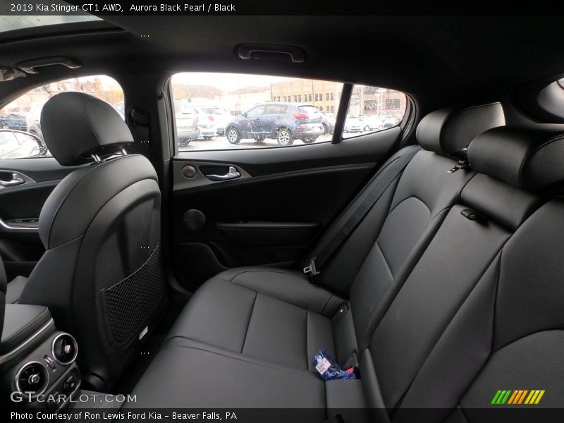 Rear Seat of 2019 Stinger GT1 AWD