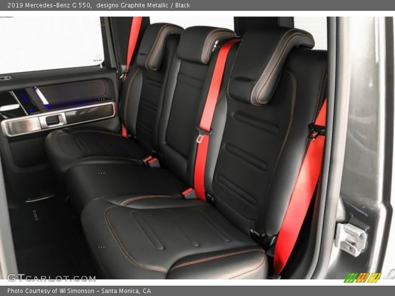 Rear Seat of 2019 G 550