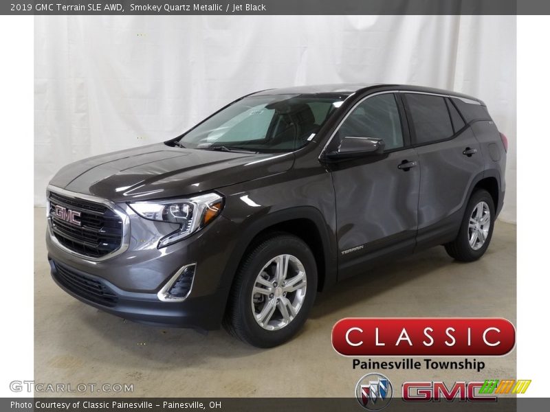 Smokey Quartz Metallic / Jet Black 2019 GMC Terrain SLE AWD