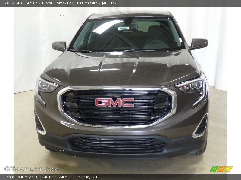 Smokey Quartz Metallic / Jet Black 2019 GMC Terrain SLE AWD