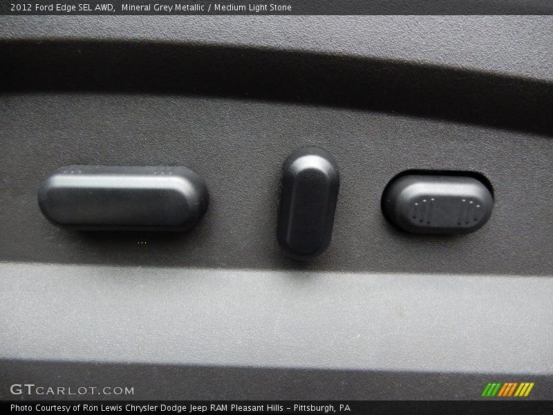 Mineral Grey Metallic / Medium Light Stone 2012 Ford Edge SEL AWD