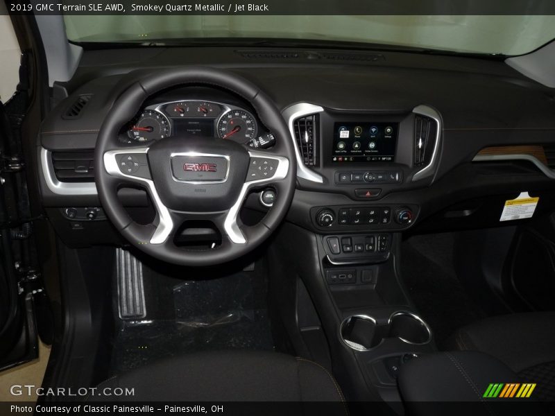 Smokey Quartz Metallic / Jet Black 2019 GMC Terrain SLE AWD