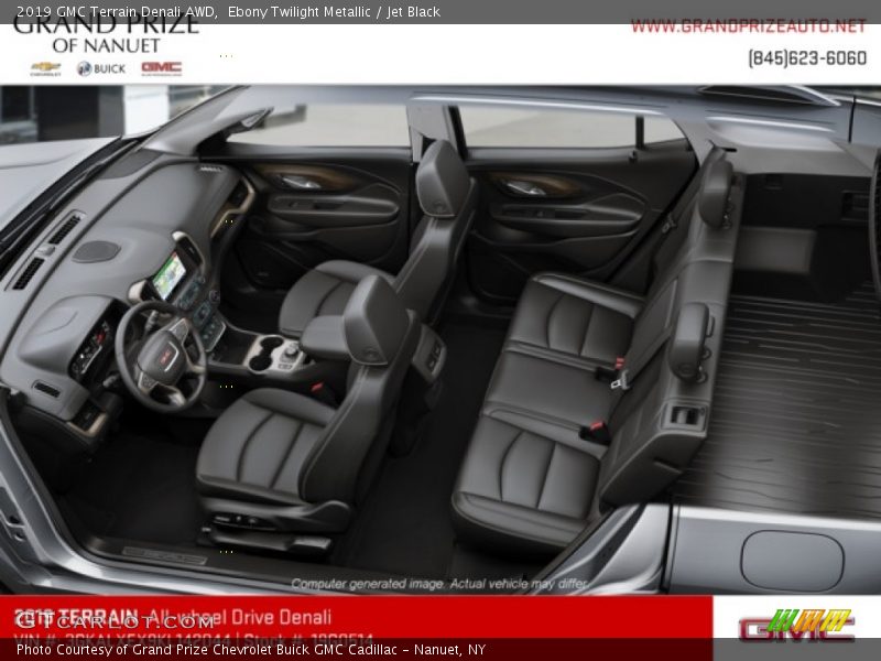 Ebony Twilight Metallic / Jet Black 2019 GMC Terrain Denali AWD