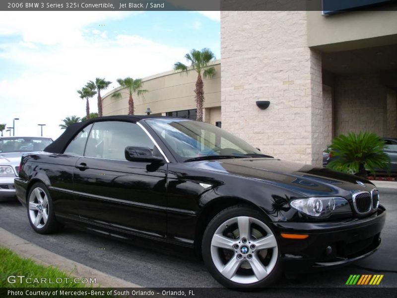 Jet Black / Sand 2006 BMW 3 Series 325i Convertible