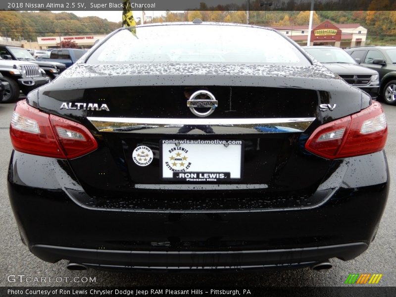 Super Black / Charcoal 2018 Nissan Altima 2.5 SV