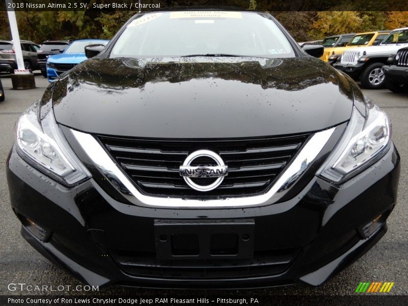 Super Black / Charcoal 2018 Nissan Altima 2.5 SV