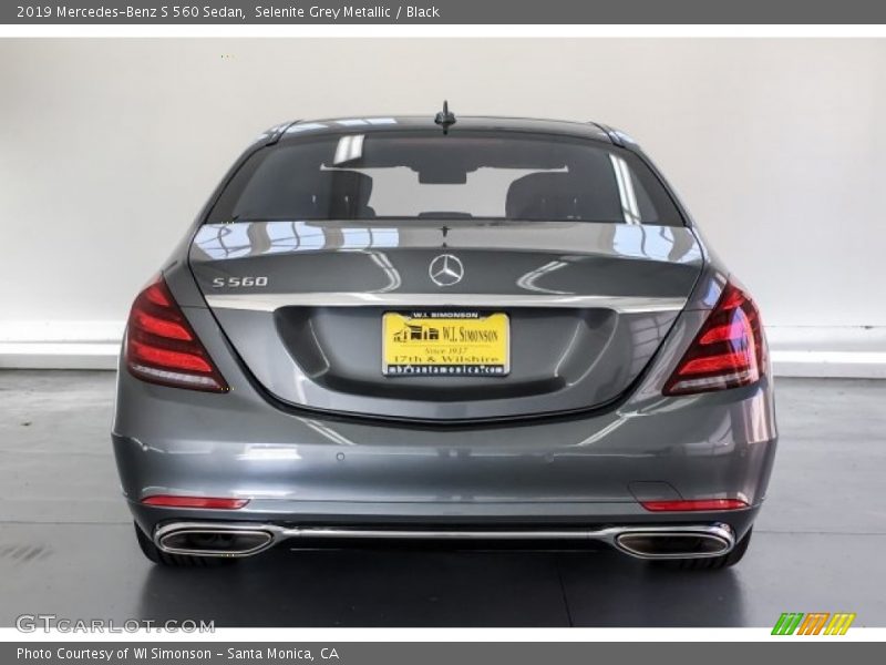Selenite Grey Metallic / Black 2019 Mercedes-Benz S 560 Sedan