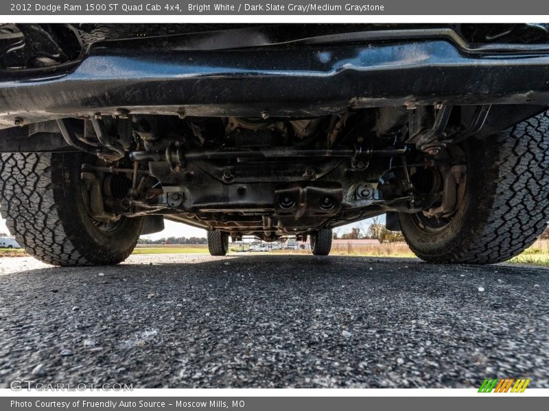 Bright White / Dark Slate Gray/Medium Graystone 2012 Dodge Ram 1500 ST Quad Cab 4x4