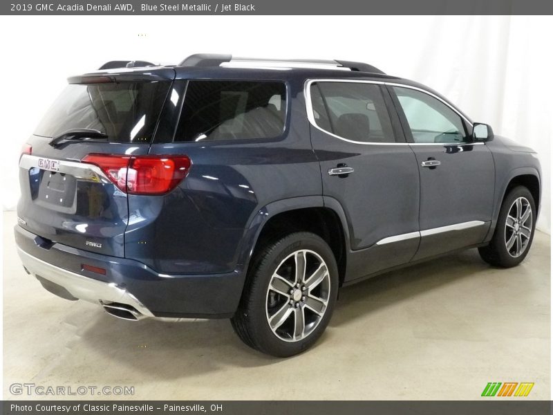 Blue Steel Metallic / Jet Black 2019 GMC Acadia Denali AWD