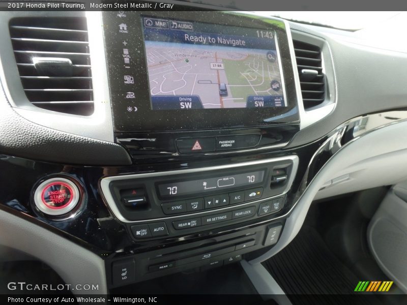 Modern Steel Metallic / Gray 2017 Honda Pilot Touring