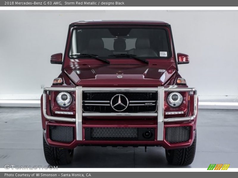 Storm Red Metallic / designo Black 2018 Mercedes-Benz G 63 AMG