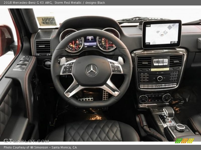 Dashboard of 2018 G 63 AMG