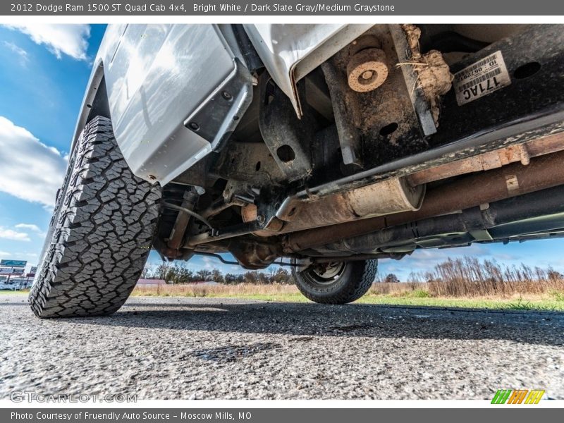 Bright White / Dark Slate Gray/Medium Graystone 2012 Dodge Ram 1500 ST Quad Cab 4x4