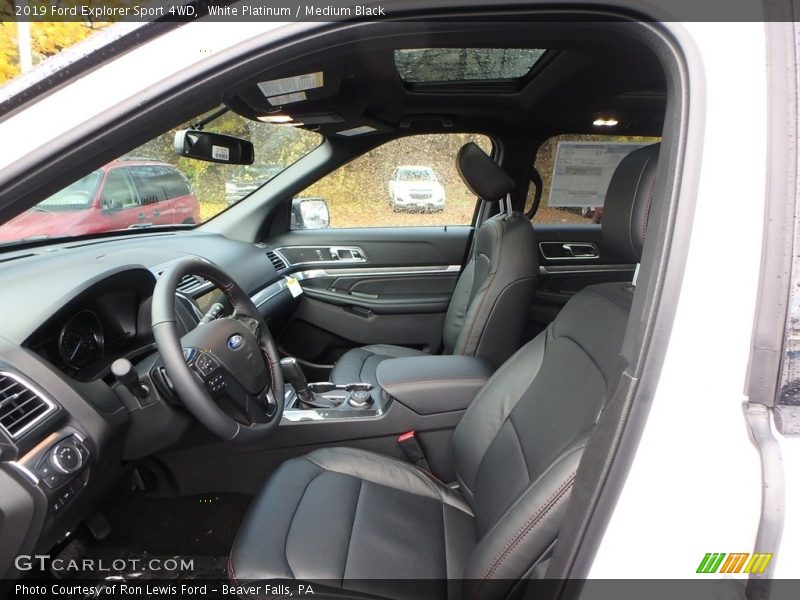  2019 Explorer Sport 4WD Medium Black Interior