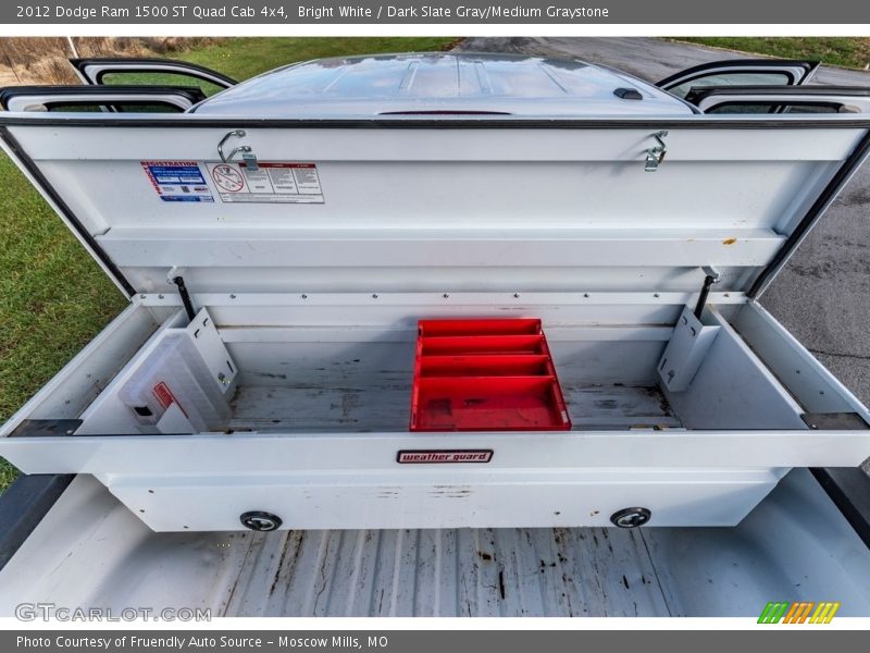 Bright White / Dark Slate Gray/Medium Graystone 2012 Dodge Ram 1500 ST Quad Cab 4x4