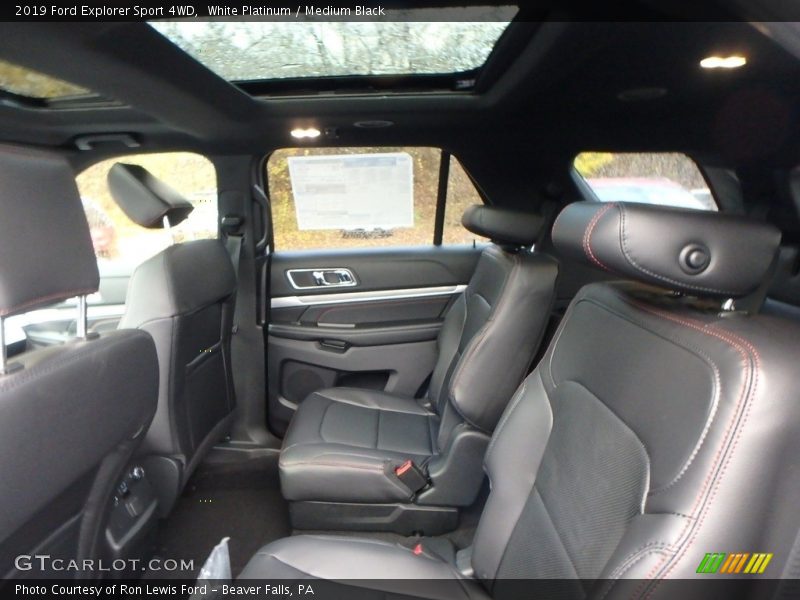 Rear Seat of 2019 Explorer Sport 4WD