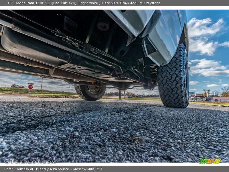 Bright White / Dark Slate Gray/Medium Graystone 2012 Dodge Ram 1500 ST Quad Cab 4x4