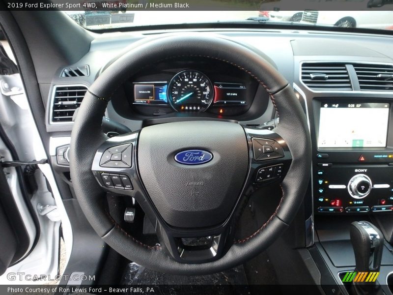  2019 Explorer Sport 4WD Steering Wheel