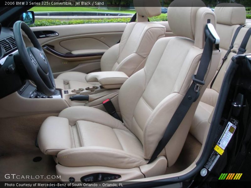 Jet Black / Sand 2006 BMW 3 Series 325i Convertible